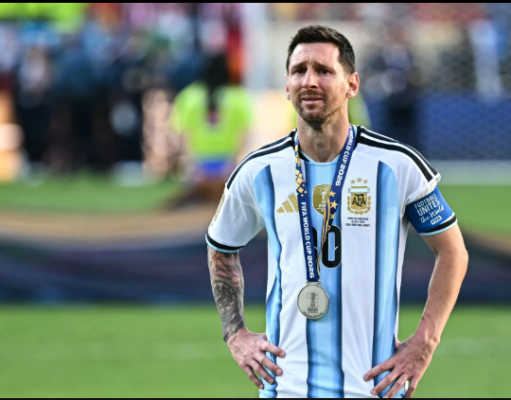 Messi’s tears after the 2026 World Cup final between Spain and Argentina.